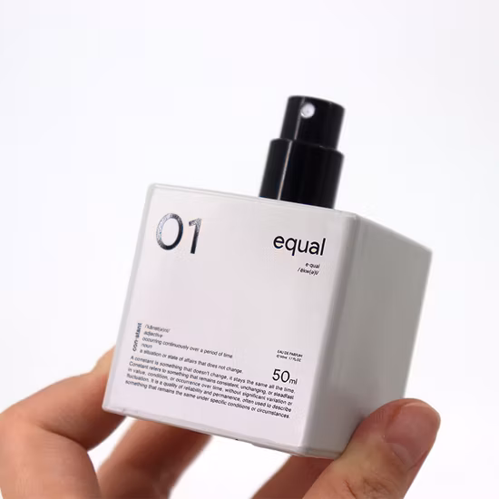 50ml 100ml personnaliser la bouteille de parfum en verre de pulvérisation vide d'emballage de luxe carré